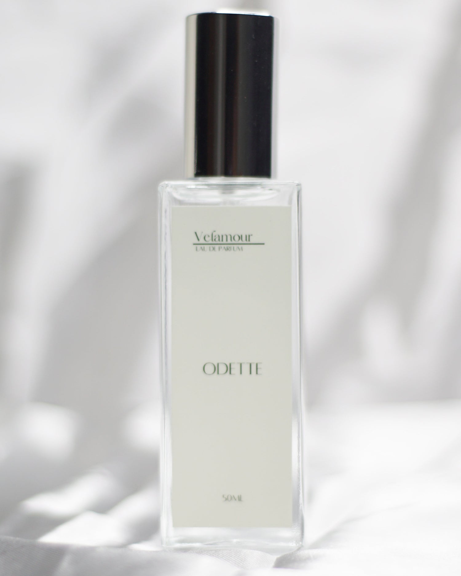 Velamour Elegant Glass Perfume Bottle of Odette, A Timeless Floral Fragrance